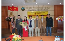 Nghiên cứu sinh Hồ Thị Nhung bảo vệ thành công luận án tiến sĩ nông nghiệp tại Viện Khoa học Nông nghiệp Việt Nam