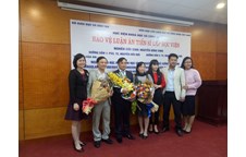 Giảng viên Nguyễn Đình Vinh bảo vệ thành công luận án tiến sỹ