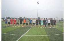 Trận giao hữu bóng đá chào mừng ngày thành lập Đoàn TNCS Hồ Chí Minh