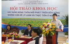 Viện Nông nghiệp và Tài nguyên tham gia hội thảo khoa học: “Xây dựng nông thôn mới phát triển bền vững – những vấn đề lý luận và thực tiễn ở Nghệ An