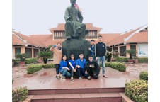 Cán bộ đoàn hội viện Nông nghiệp và Tài nguyên tham quan Khu di tích Đại thi hào Nguyễn Du 
