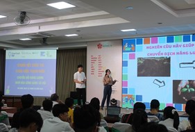  Nhóm sinh viên ngành Chăn nuôi Thú y đạt giải thưởng Cuộc thi Sáng kiến thanh niên về chuyển đổi năng lượng 2023